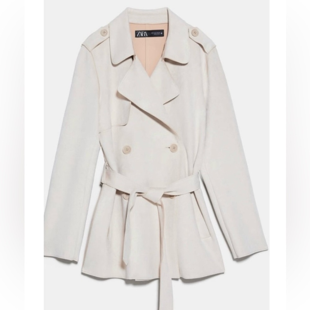 Zara Faux Suede Jacket NWOT size S